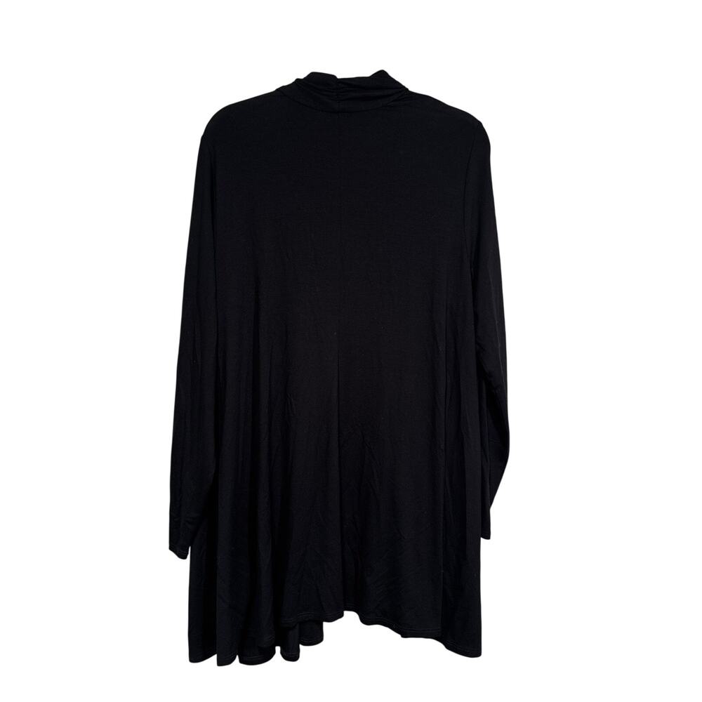 Eileen Fisher Black Long Sleeve Open Cardigan XL - Picture 8 of 8